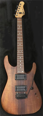 Charvel 2005 custom Koa guitar op guitarpoll