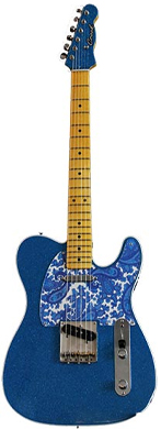 Crook Custom Telecaster Blue Sparkle guitarpoll