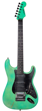 Fernandes P-Project Strat foam green guitarpoll